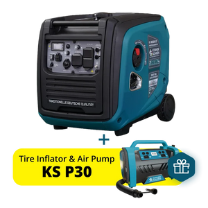 Könner & Söhnen 4000W Dual Fuel Inverter Generator | LPG/Gasoline, Electric Start, CO Sensor | KS 4000iEHS CO - PowerGen USA