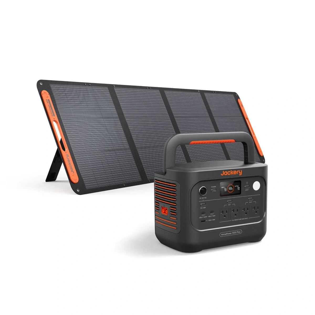 Jackery HomePower 1000 Plus v2 Solar Generator + SolarSaga 200W Panel