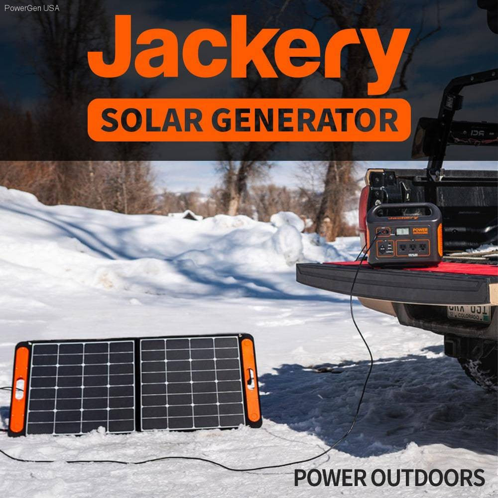 Solar & Battery Powered - Jackery Explorer 880 Outdoor Portable Power Station Solar Battery Generator