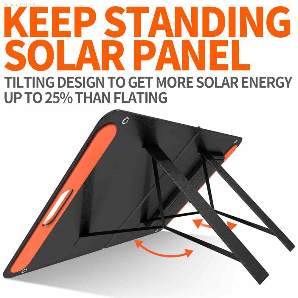 Solar & Battery Powered - Jackery SolarSaga 100-Watt Foldable Solar Panel For Explorer Series Portable Power Station Battery Generators