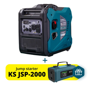 Könner & Söhnen 5500W Portable Inverter Generator | Gasoline, Electric Start, CO Sensor | KS 6000iES CO - PowerGen USA