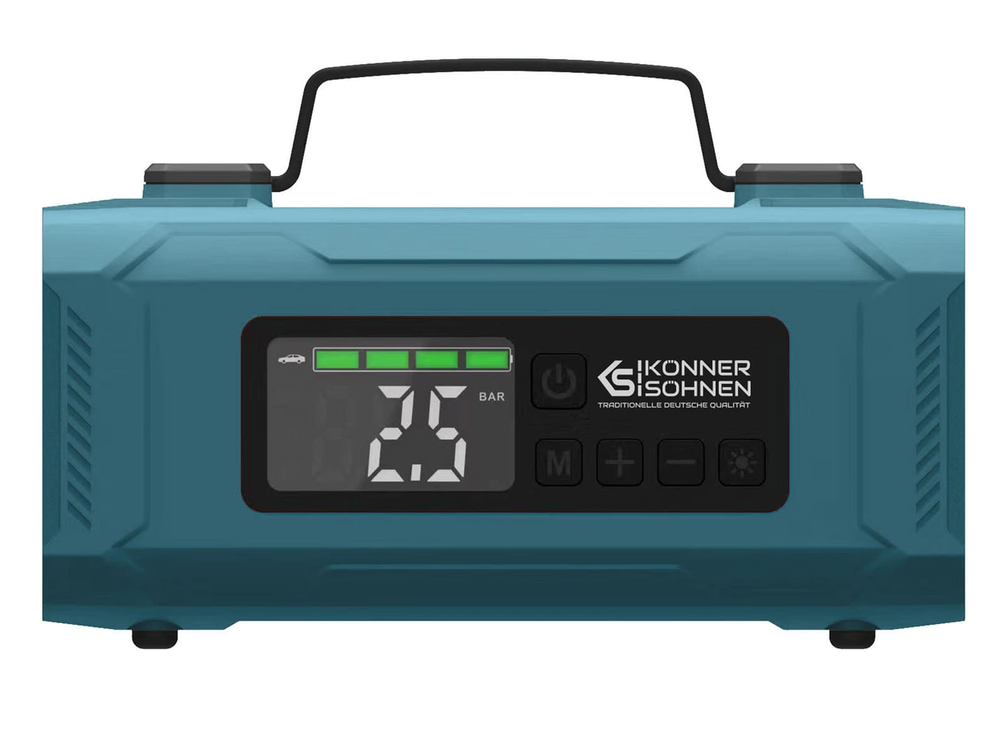 Könner & Söhnen portable battery-powered air compressor
