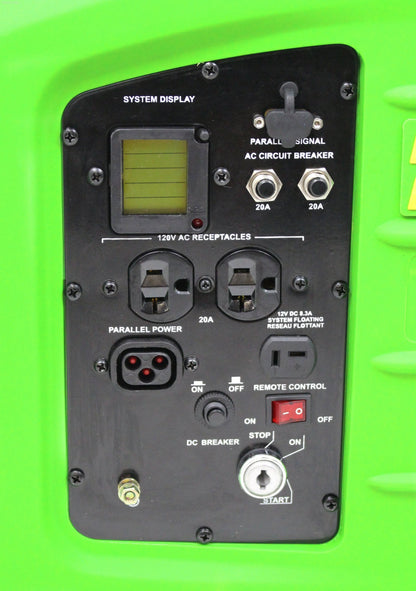 Gas Generators - LIFAN POWER USA Electronic Fuel Injected 3100 Watt Digital Inverter Generator