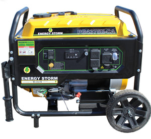 Gas Generators - LIFAN Power USA PG4375E-CA / 4375W Surge 3500W Rated Electric / Recoil Start Open Frame Generator