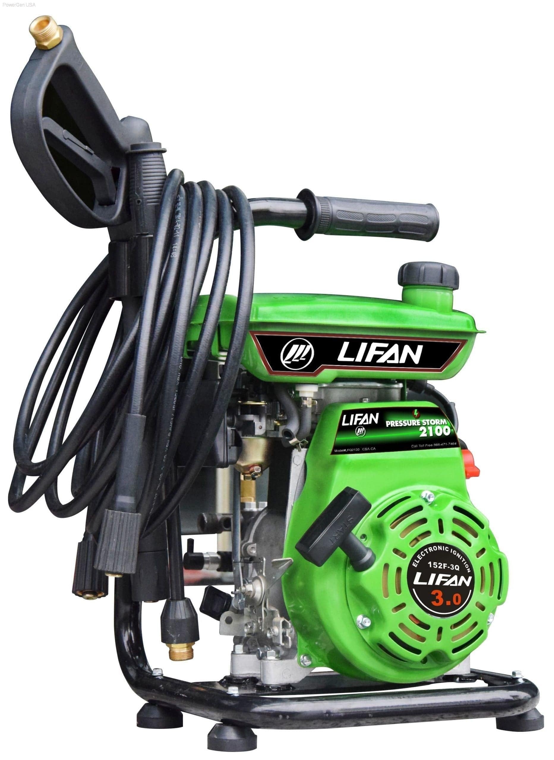 Pressure Washers - LIFAN Power USA  2100 Psi, 7 Hp 3500 Watt Pressure Washer