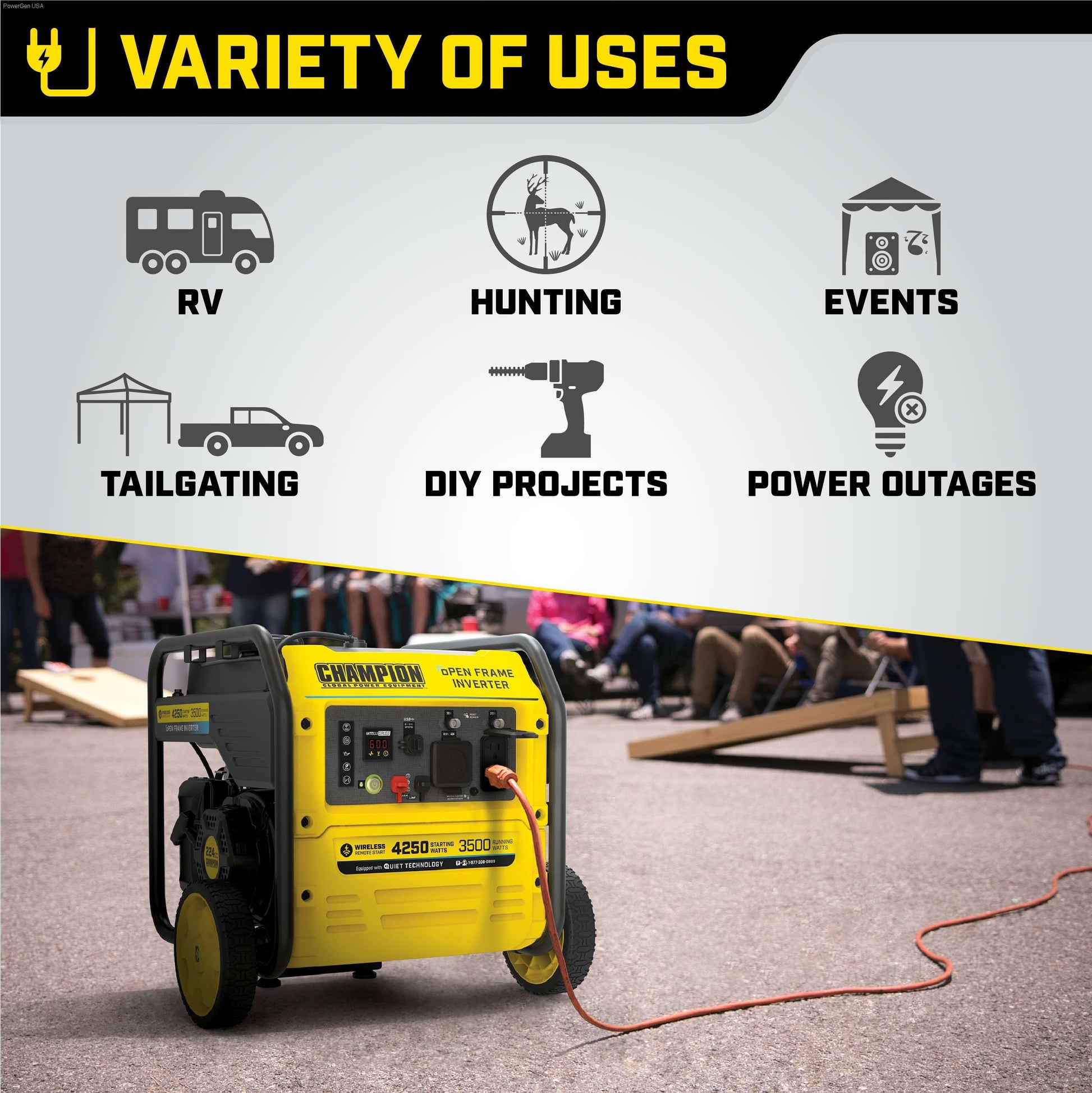 wireless remote start generators